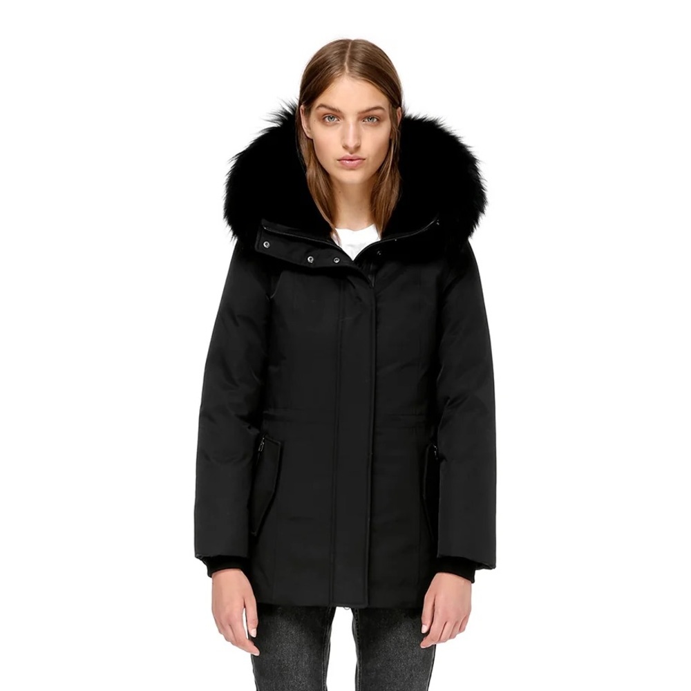 MACKAGE Danika Coat with removeable blue fur
